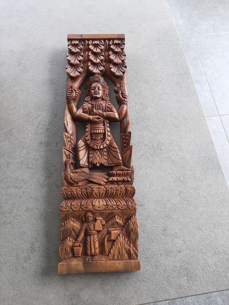 Houten hang paneel, Antiek en Kunst, Ophalen