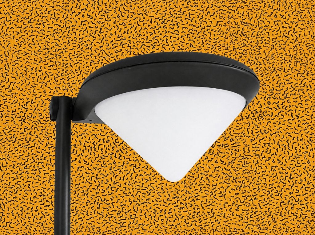 Vintage Eco Floor Lamp Giorgetto Giugiaro Luci Italia, 1982, Ophalen, Lamp, Glas