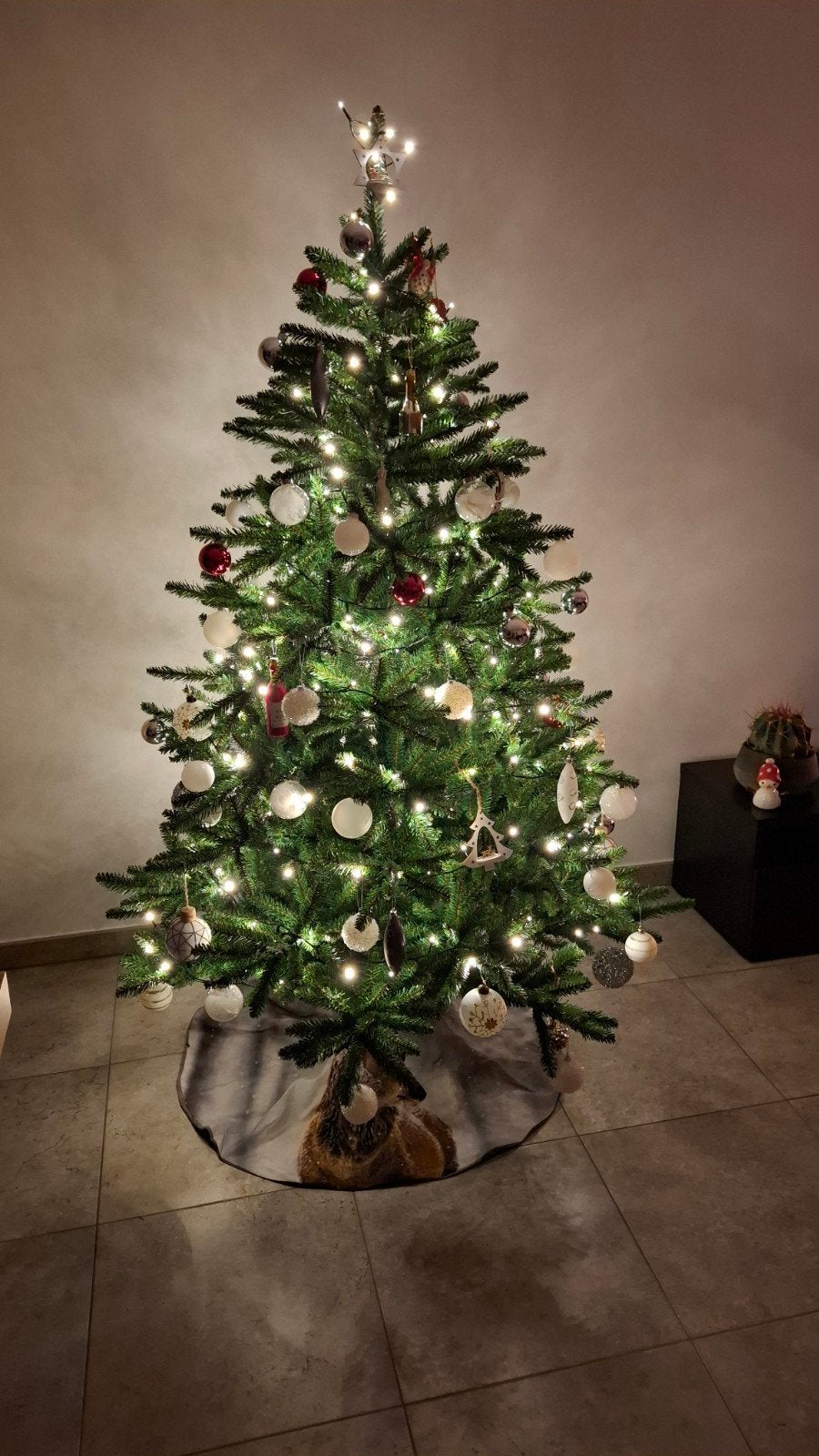 Nep kerstboom 185cm hoog, Enlèvement, Comme neuf