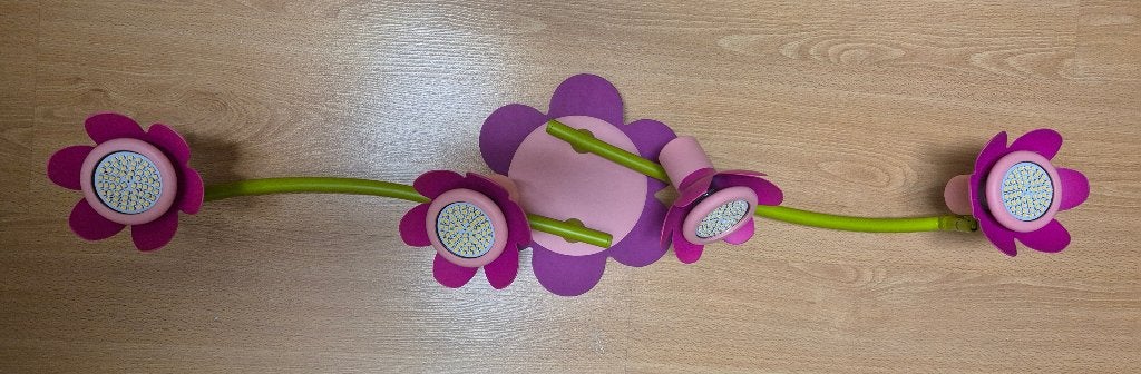 Plafond spot bloemen, Huis en Inrichting, Eglo, GU10, Opbouwspot, Geschikt voor plafondmontage