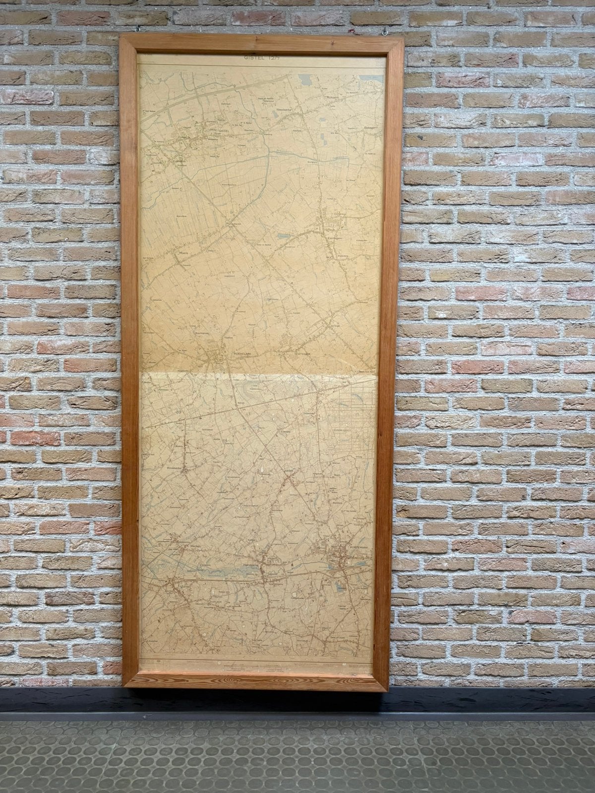 Kaart GISTEL 12/7, Enlèvement, Carte