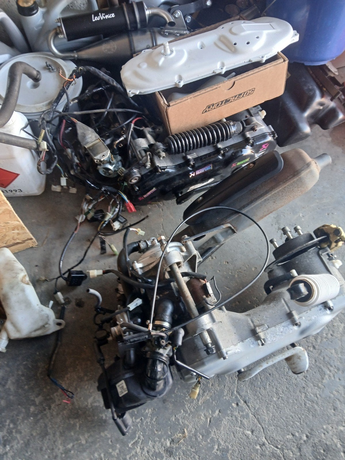 a vendre moteur complet d origine mbk nitro 25 cc  4000km, Enlèvement ou Envoi