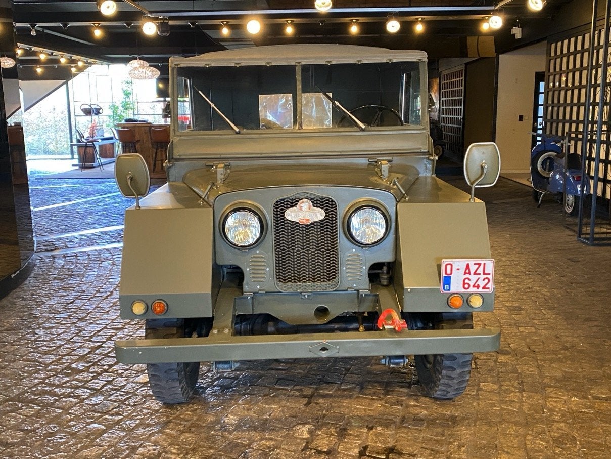 Land Rover Serie I Minerva - Belgisch leger (bj 1952), Auto's, Oldtimers, Land Rover, Bedrijf, Handgeschakeld, SUV of Terreinwagen