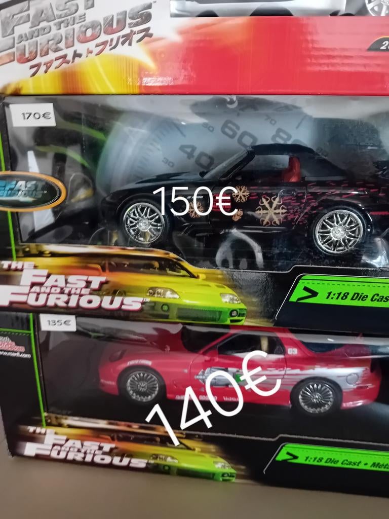 Fast and furious modelauto, Enlèvement