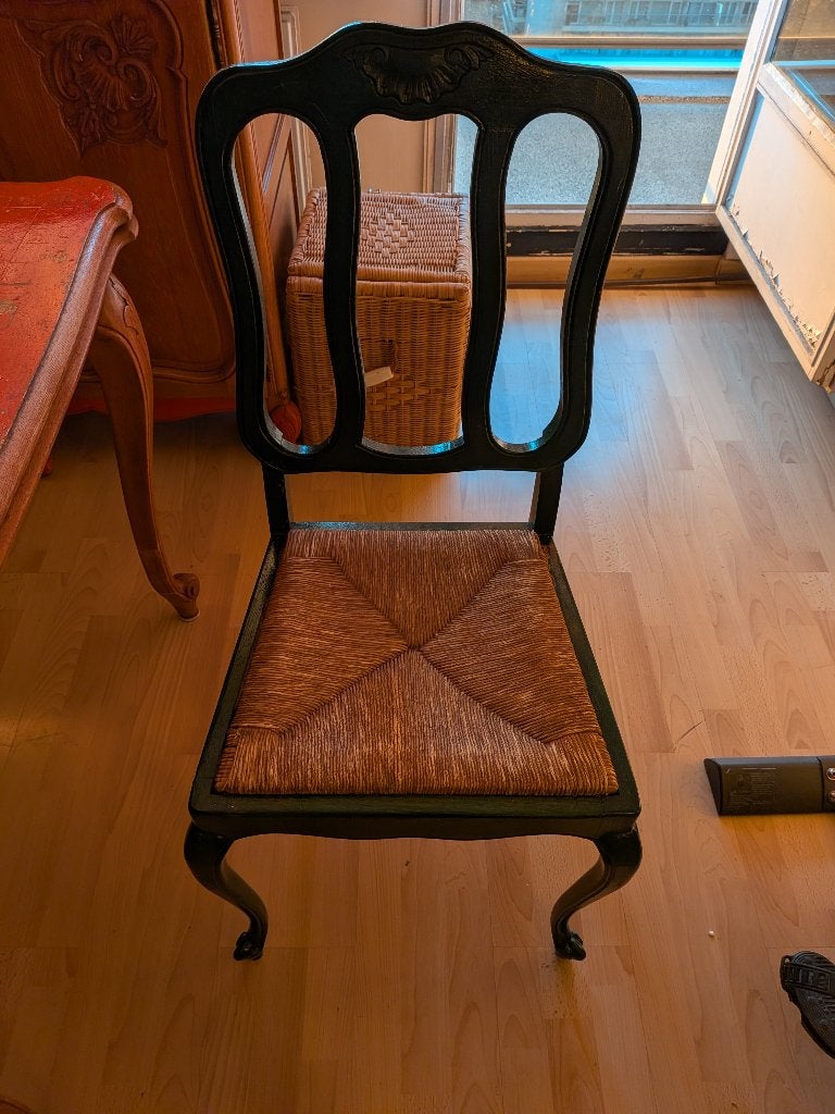 4 chaises en chêne massif, Autres couleurs, Enlèvement, Utilisé, Bois