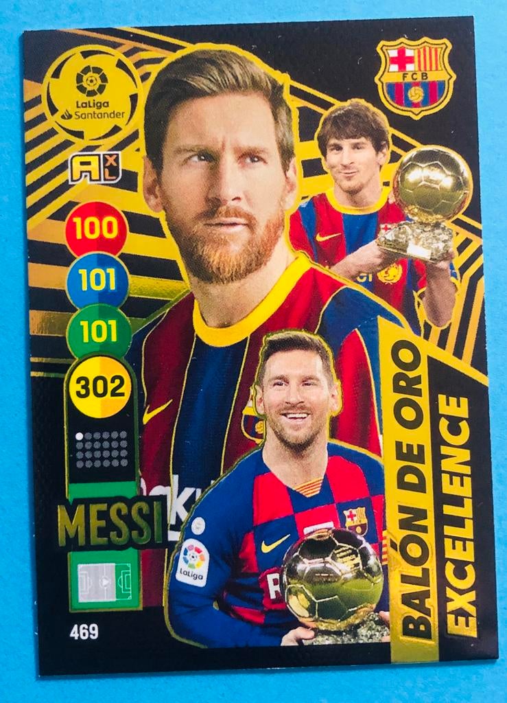 Panini AXL 2020-21 La Liga Balón de Oro ExcellenceMessi #469, Verzamelen, Verzenden, Nieuw, Sport
