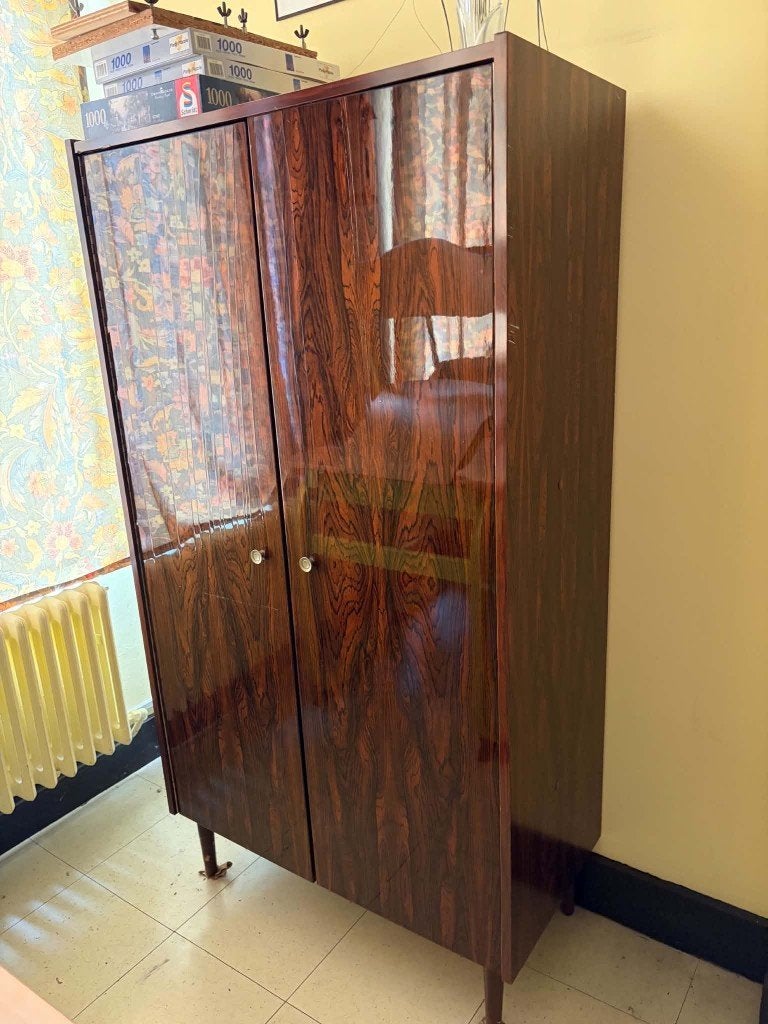 Armoire et bibliothèque, Teck, 25 à 50 cm, Moins de 150 cm, Enlèvement