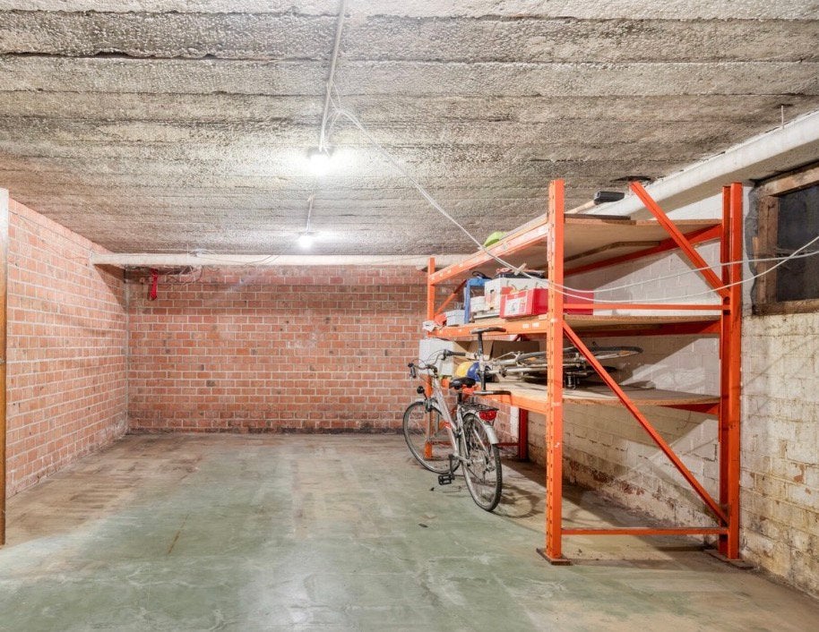 Industrieel metalen opbergrek – 290 cm breed x 200 cm hoog, Ophalen, Tuinhuis