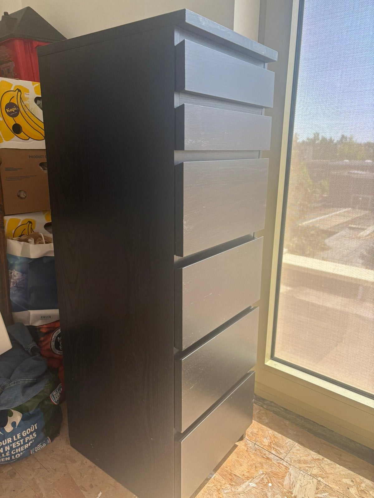 Malm ladenkast, Huis en Inrichting, Kasten | Ladekasten, Ophalen, Minder dan 50 cm, 5 laden of meer, 100 tot 150 cm