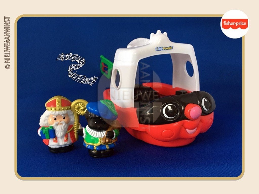 Fisher-Price Little People Sinterklaasboot, Diversen, Verzenden, Zo goed als nieuw