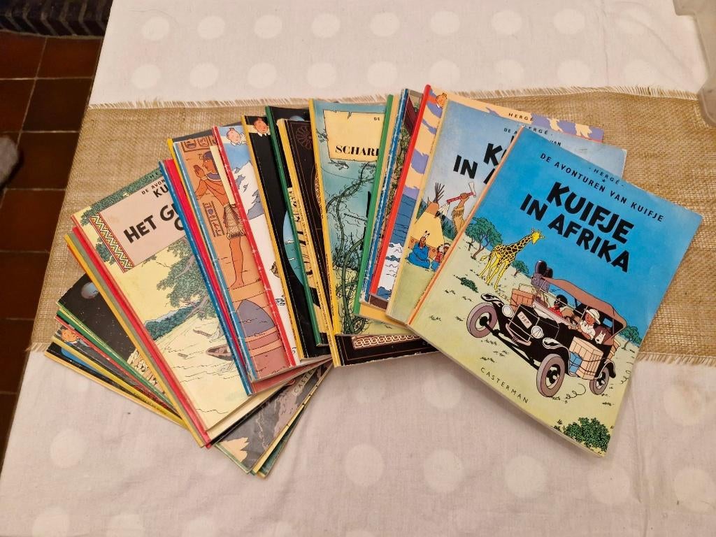 13 KUIFJE STRIPS - TINTIN Hergé kies uit 3€ per strip of lot, Plusieurs BD, Enlèvement ou Envoi, Utilisé, Herge