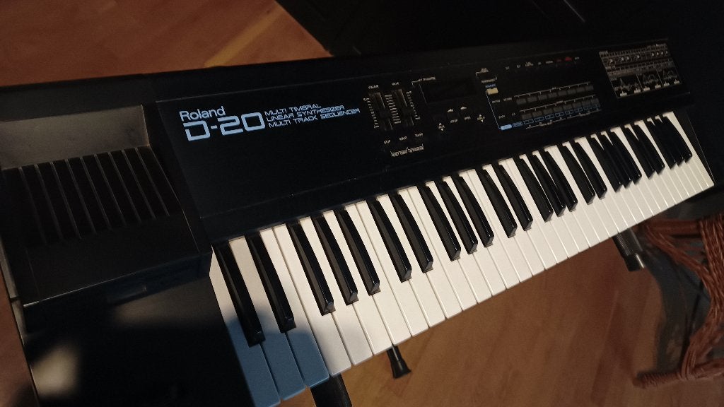 Roland D20 Linear Synthesizer Workstation (1988), Muziek en Instrumenten, Synthesizers, Ophalen, 61 toetsen, Roland, Zo goed als nieuw