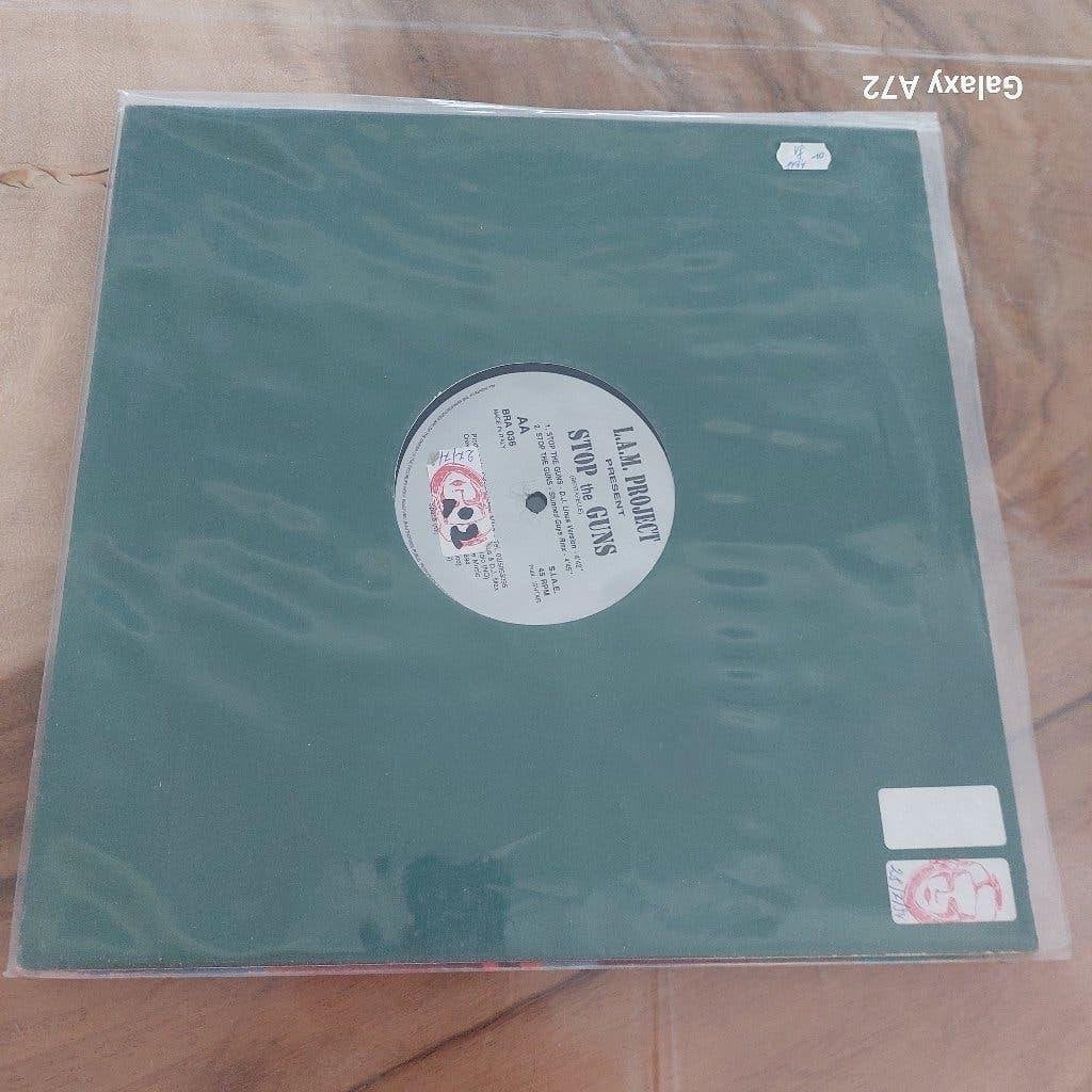 l.a.m. project stop the guns 12 inch maxi, Cd's en Dvd's, Vinyl | Dance en House, Gebruikt, Trance, Ophalen of Verzenden, 12 inch