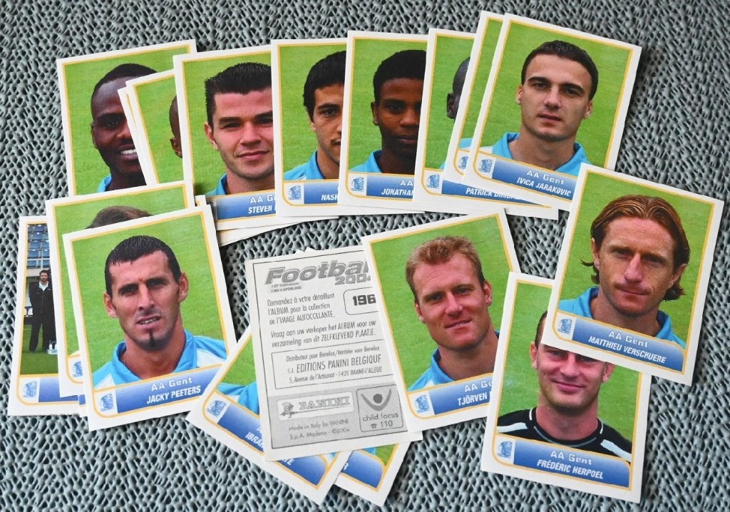 Panini Football 2004 KAA Gent / 21 Stickers / Ploeg - 1, Verzenden, Nieuw, Poster, Plaatje of Sticker