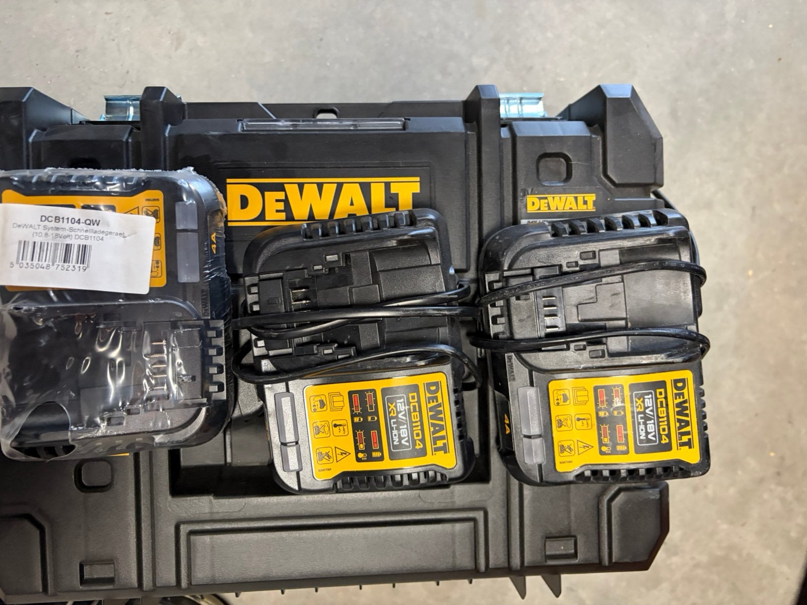Dewalt stevige koffer +laders, Ophalen, Nieuw, Gereedschapsopslag, DeWalt