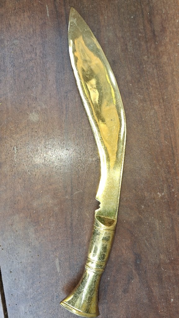 Koperen Nepalese Kukri Gurkha dolk., Verzamelen, Ophalen of Verzenden, Landmacht, Mes of Dolk