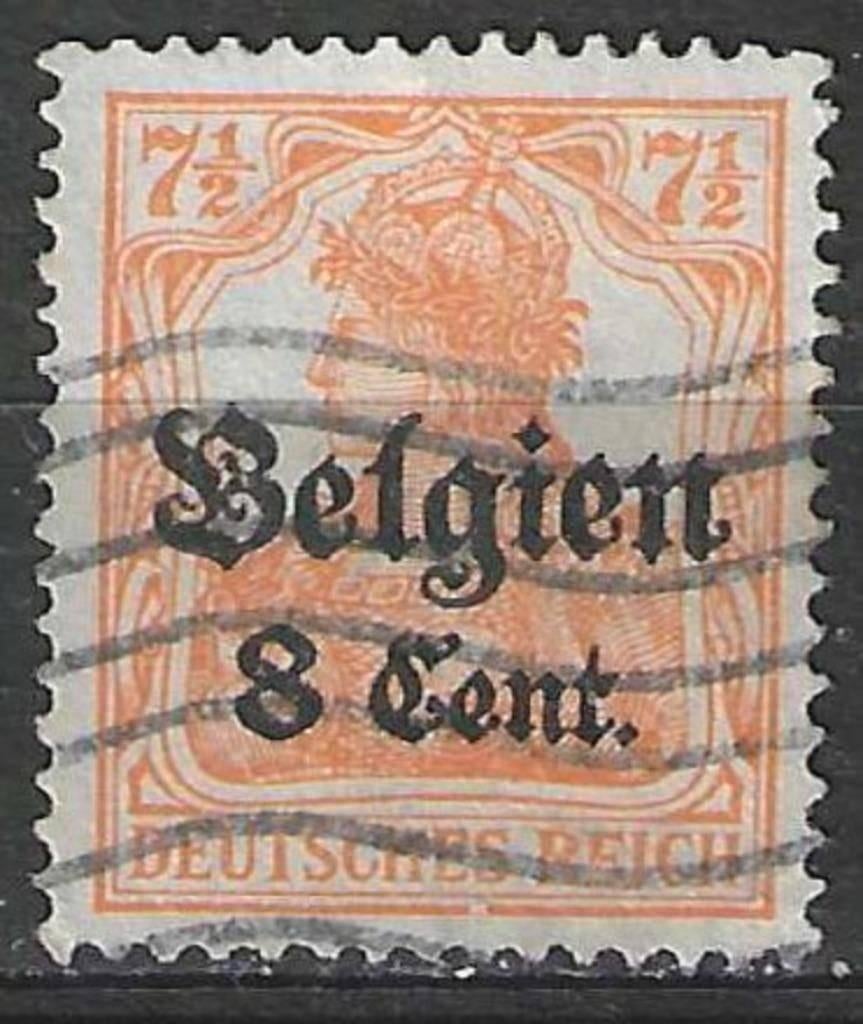 Belgie Duitse bezetting 1916/1918 - Yvert/OBP 13 - Cent (ST), Postzegels en Munten, Postzegels | Europa | België, Gestempeld, Gestempeld