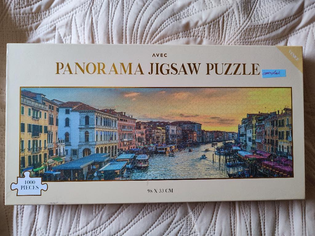 Puzzle panoramique Clementoni, 1000 pcs: Grand Canal Venise, Hobby & Loisirs créatifs, Enlèvement, 500 à 1500 pièces, Comme neuf