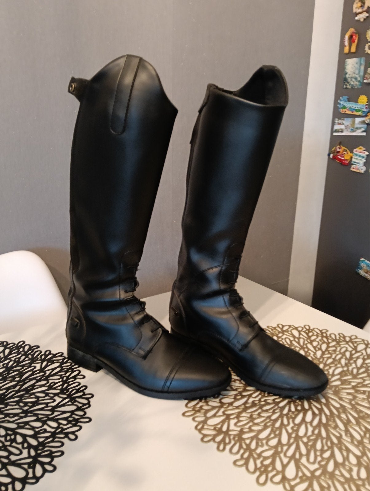 Paardrij laarzen, Ophalen, Shock absorber, Zwart, Overige typen