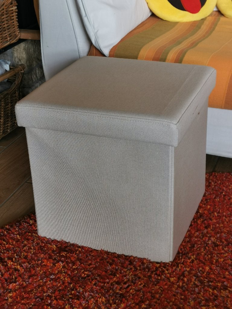 Poufs pour s'asseoir, ranger à l'intérieur, repose-pieds, Maison & Meubles, Enlèvement, Moins de 50 cm, Moins de 50 cm, Carré