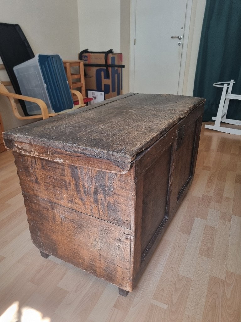 Coffre en bois, Huis en Inrichting, Woonaccessoires | Kisten, Gebruikt, 50 – 75, 50 tot 75 cm, 100 tot 150 cm, Ophalen