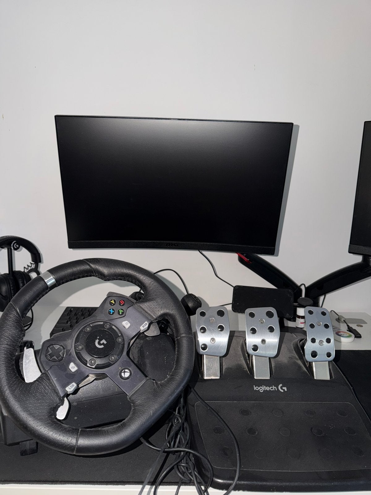 Logitech G29 Racing Wheel te koop, Games en Spelcomputers, Spelcomputers | Xbox | Accessoires, Zo goed als nieuw, Controller, Ophalen