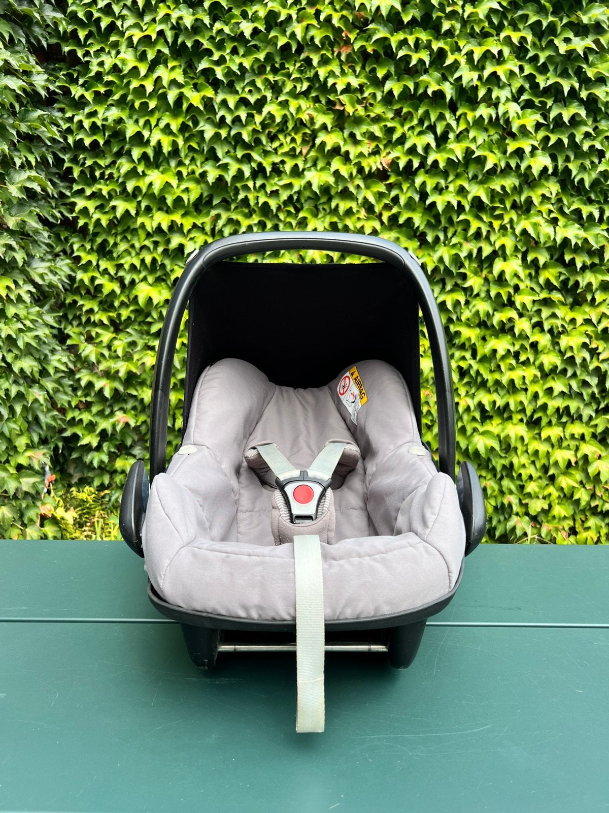 Maxi cosi, Ophalen, Gebruikt
