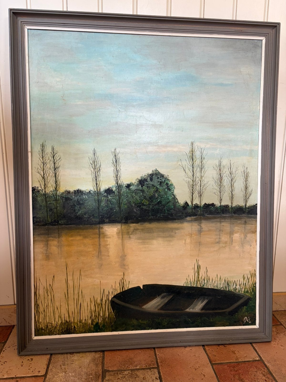 Schilderij op doek 98x78 cm, Ophalen