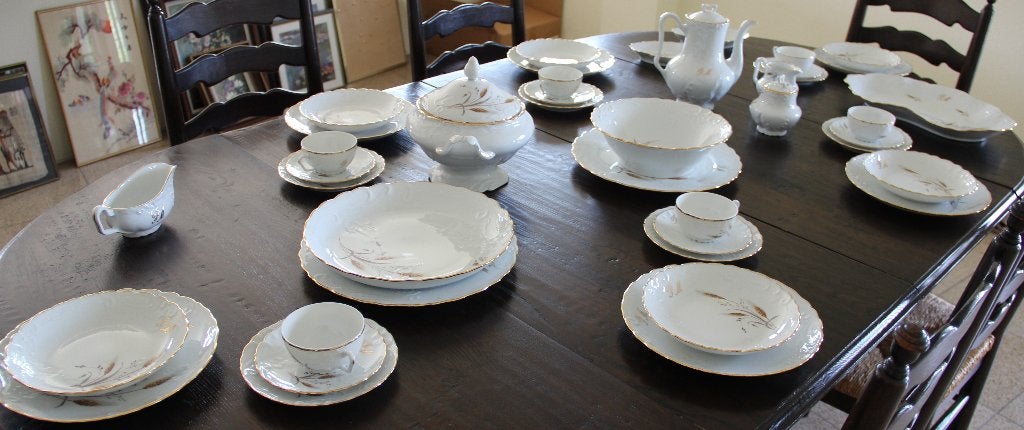 service en porcelaine, Enlèvement