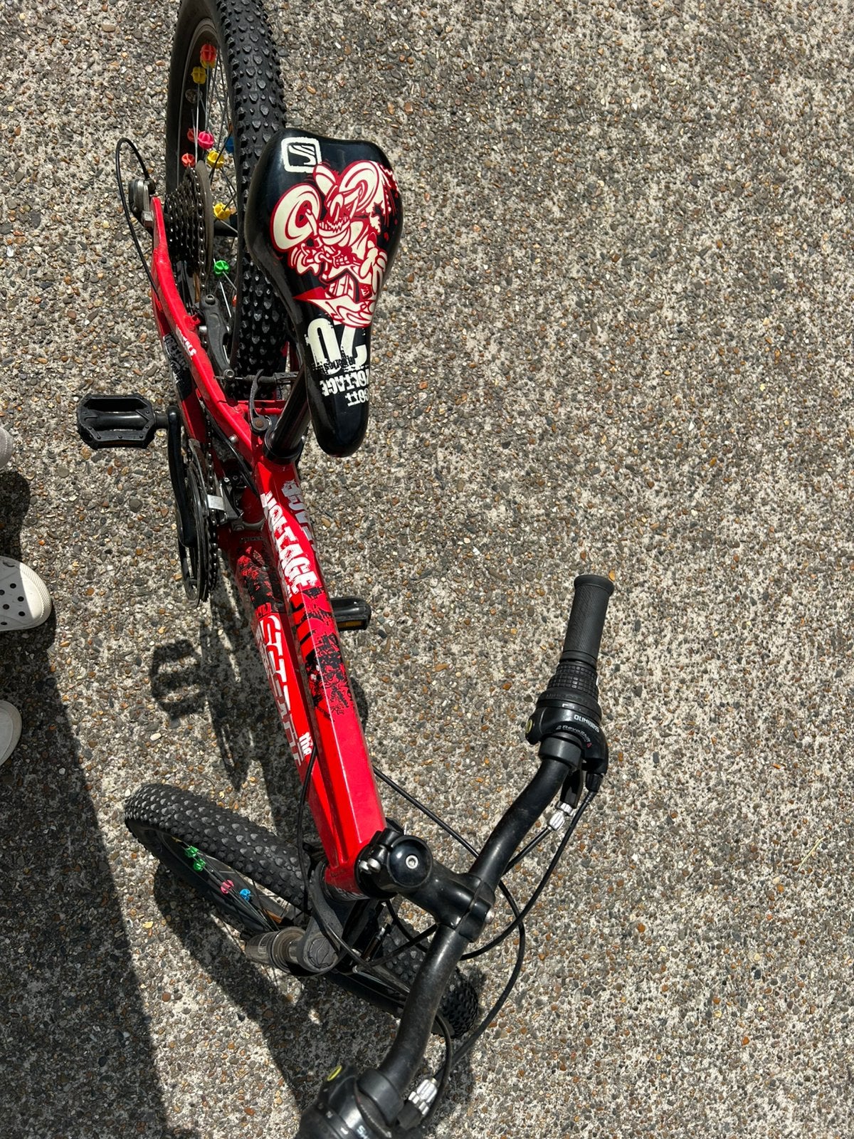 Rode mountainbike 24 inch – goede staat, Ophalen, Zo goed als nieuw