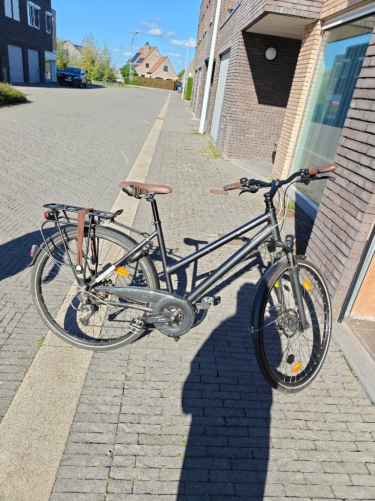 Dames fiets, Fietsen en Brommers, Gebruikt, Versnellingen, Schijfrem, Ophalen