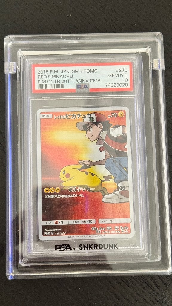 Red’s Pikachu PSA 10, Enlèvement ou Envoi