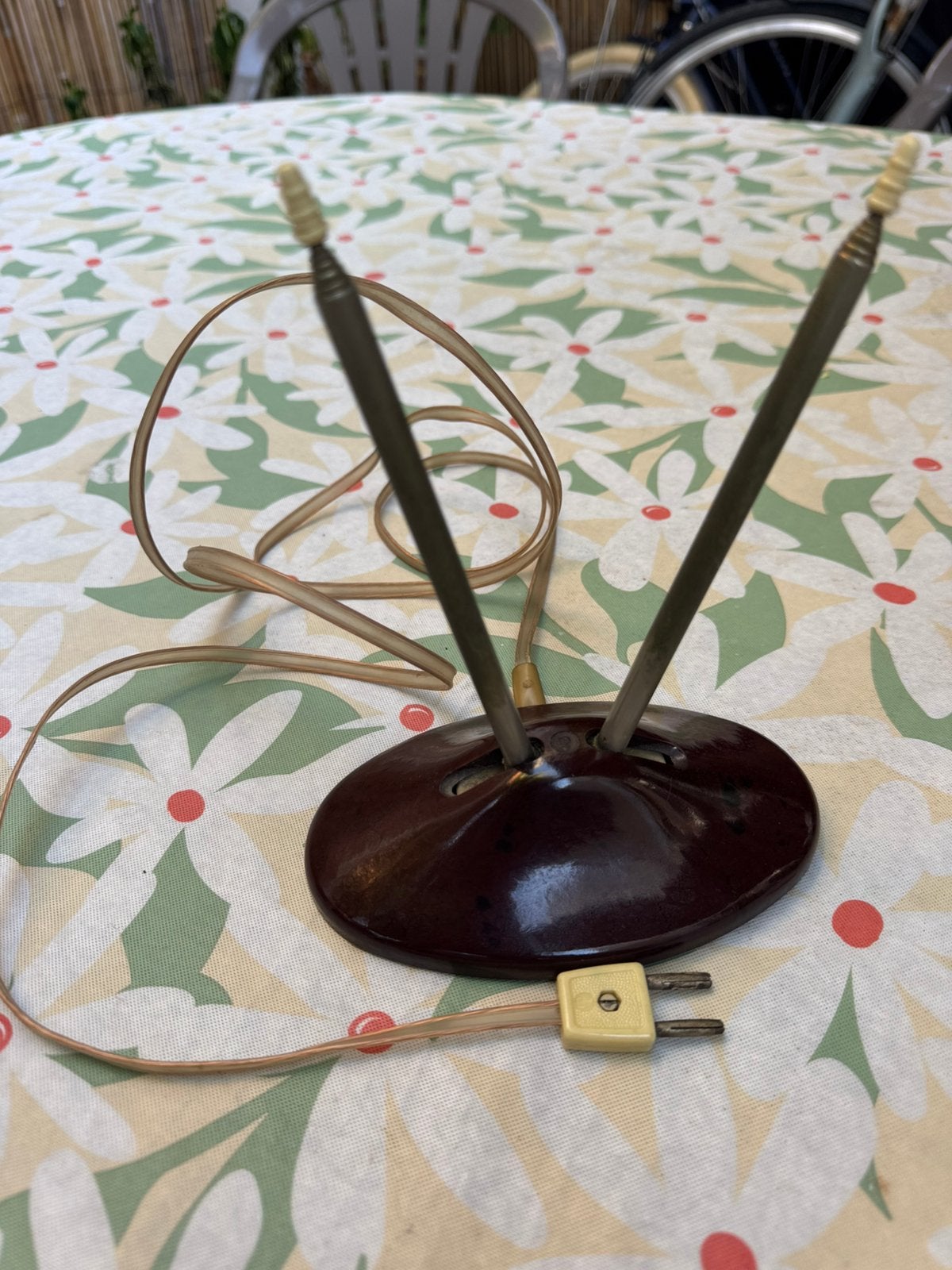 Vintage FM-antenne jaren '60 uit stereomeubel, Telecommunicatie, Antennes en Masten, Ophalen of Verzenden, Gebruikt, Antenne