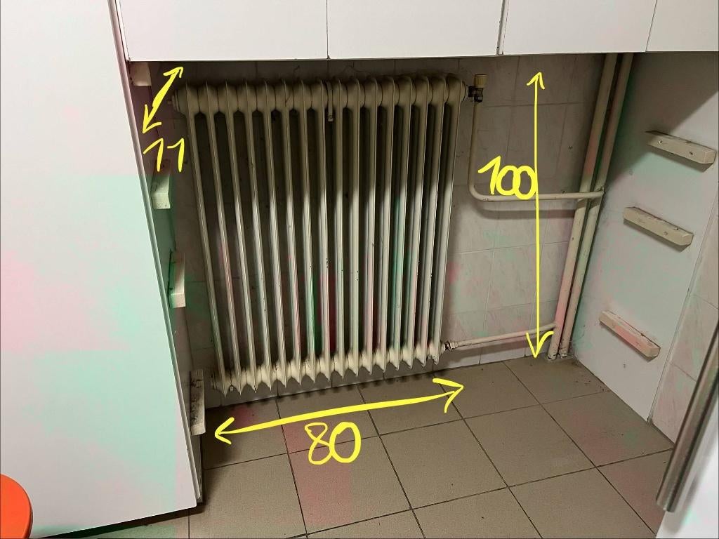 Retro vintage radiatoren, Doe-het-zelf en Bouw, Verwarming en Radiatoren, Ophalen, Gebruikt, Radiator