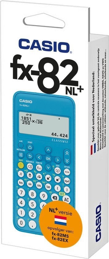 NIEUW rekenmachine CASIO fx-82 NL+, Ophalen of Verzenden, Nieuw
