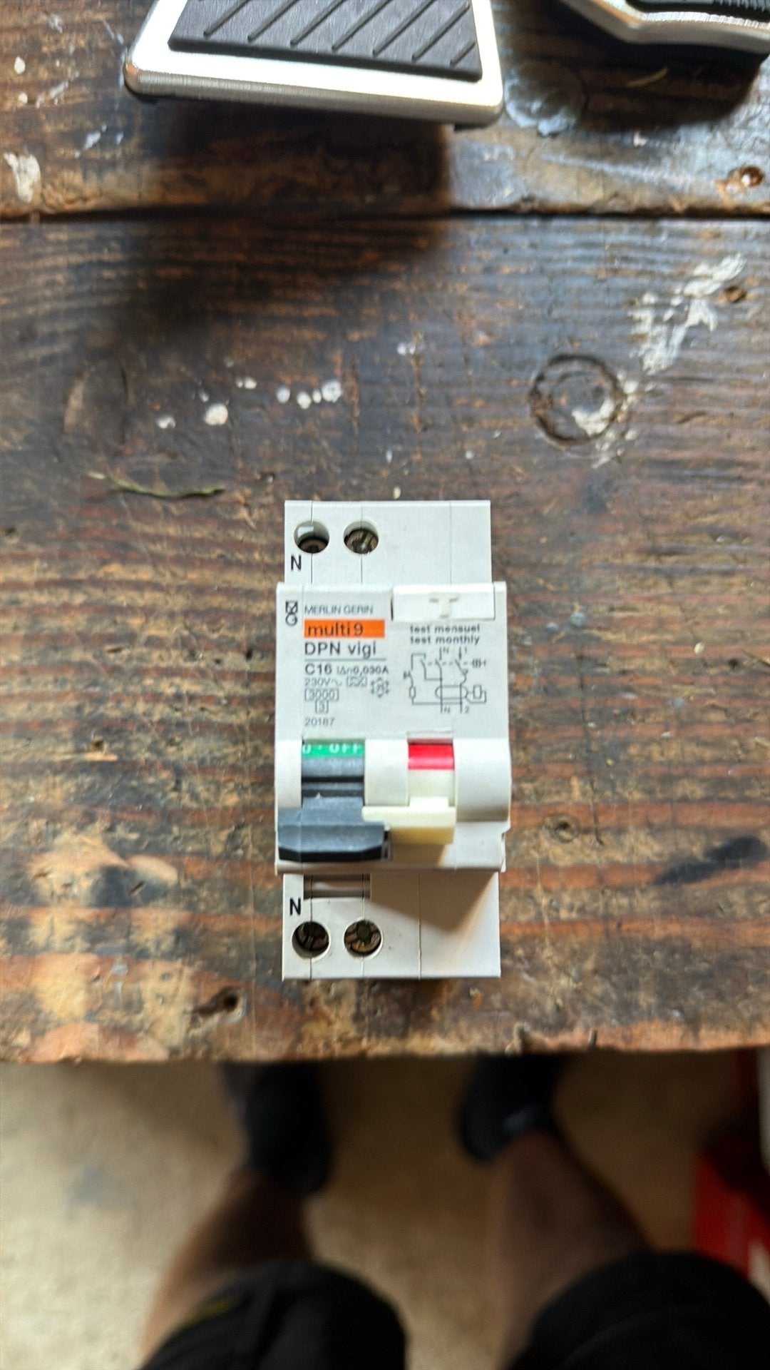 Differentieel automaat 16a/30ma, Doe-het-zelf en Bouw, Ophalen of Verzenden, Gebruikt