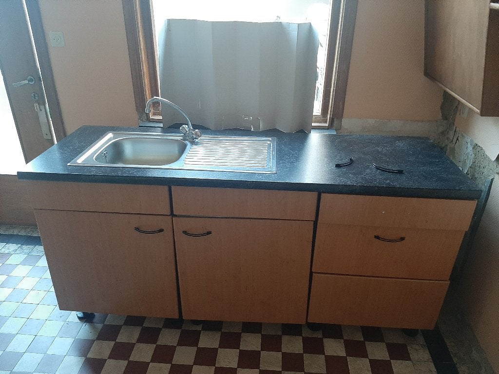 Meuble évier cuisine, Gris, Moins de 100 cm, 150 à 200 cm, Enlèvement