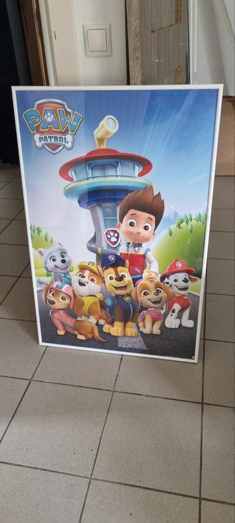 Kader met poster paw patrol, Ophalen