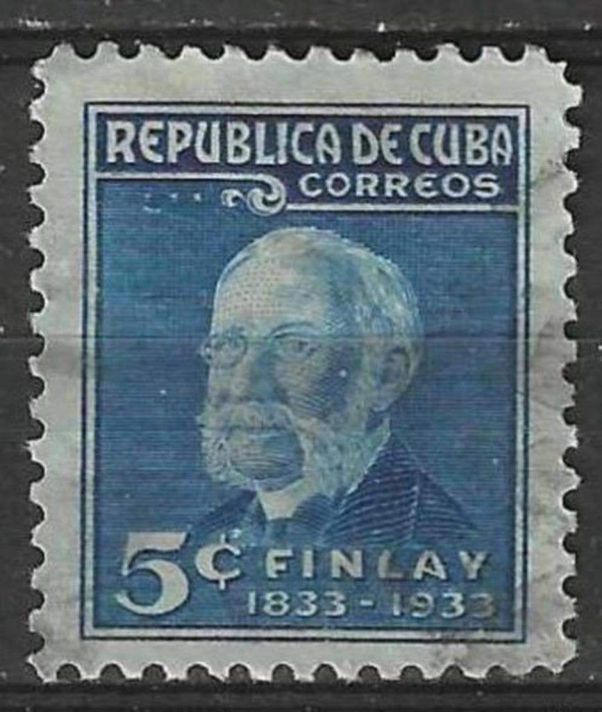 Cuba 1934 - Yvert 220 - Dr. Carlos Juan Finlay (ST), Timbres & Monnaies, Timbres | Amérique, Affranchi, Envoi