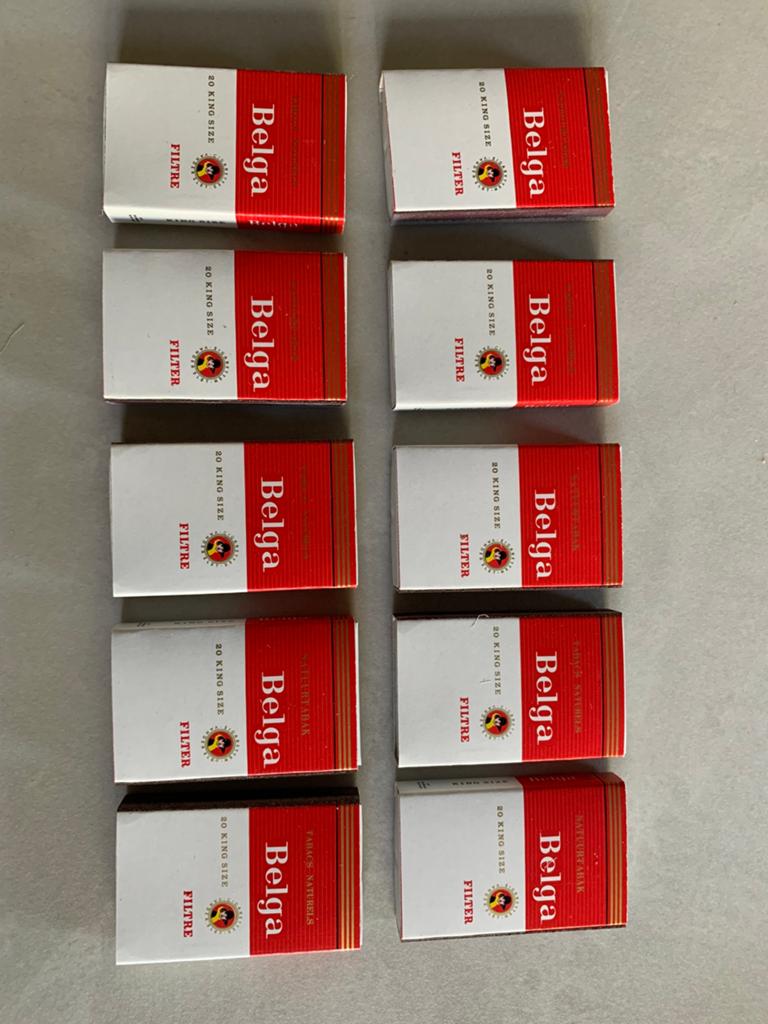 Vintage Belga lucifersdoosjes – lot van 10 – tabak, Verzamelen, Rookartikelen, Aanstekers en Luciferdoosjes, Ophalen of Verzenden
