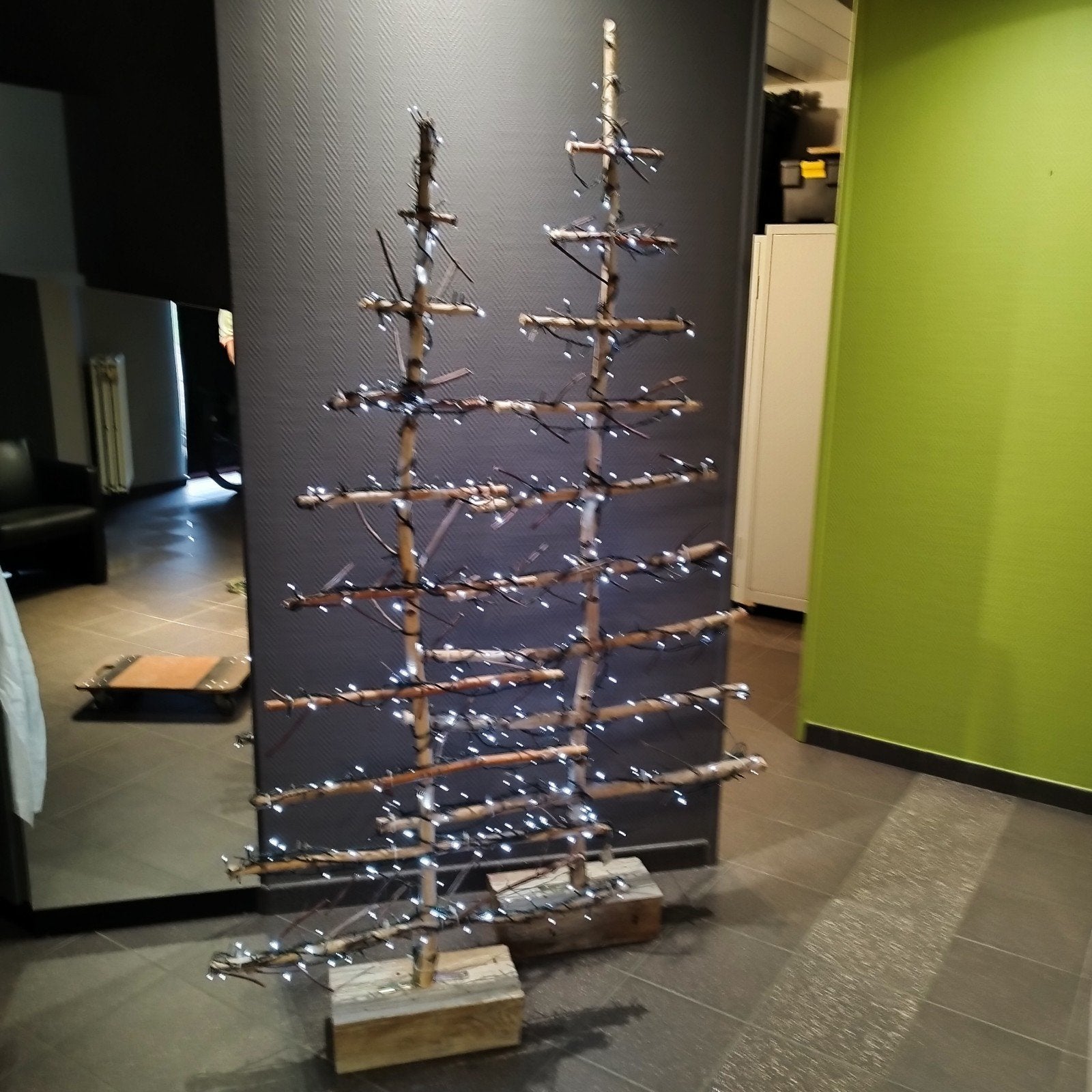 Kerstdecoratie etalage ' lees beschrijving', Diversen, Ophalen
