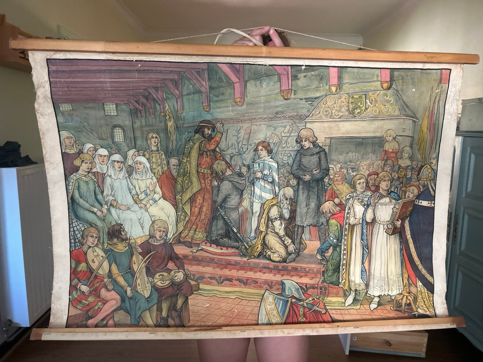 De ridderslag, Antiquités & Art, Enlèvement, Histoire
