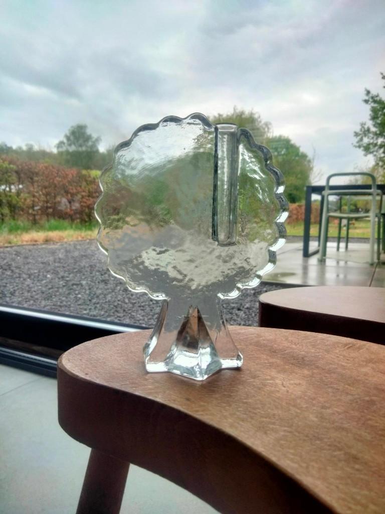 1970s vintage design soliflore soliflor vaas glas, Verzamelen, Ophalen of Verzenden, Huis en Inrichting