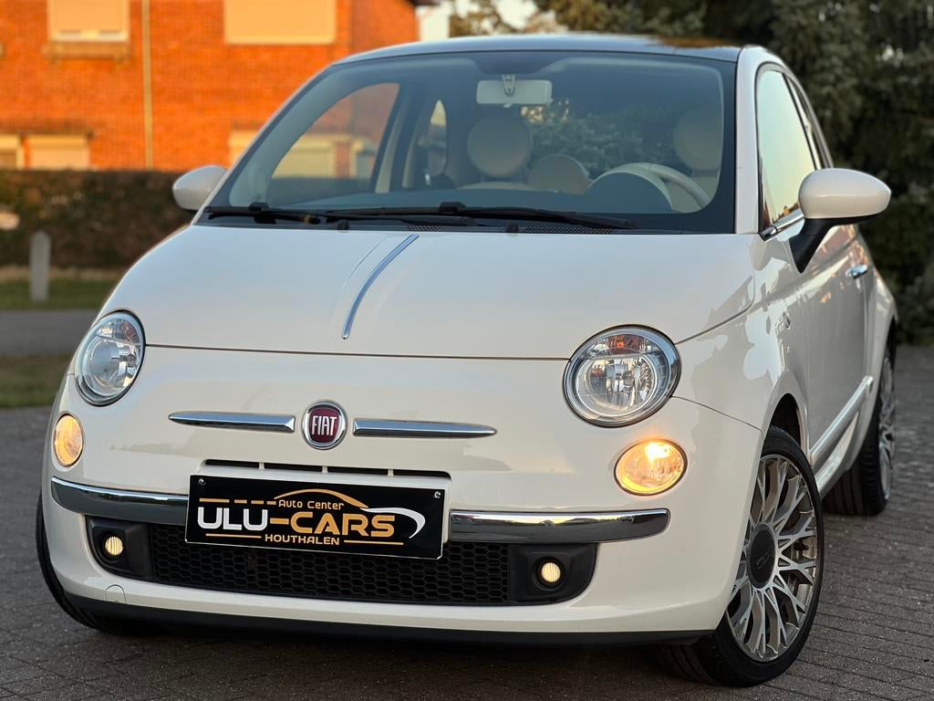 FIAT 500 1.2i LOUNGE / 2012 / PANO / 89 DKM / AIRCO, Auto's, Fiat, Bedrijf, Te koop, Elektrische ramen, Benzine, Euro 5, Coupé