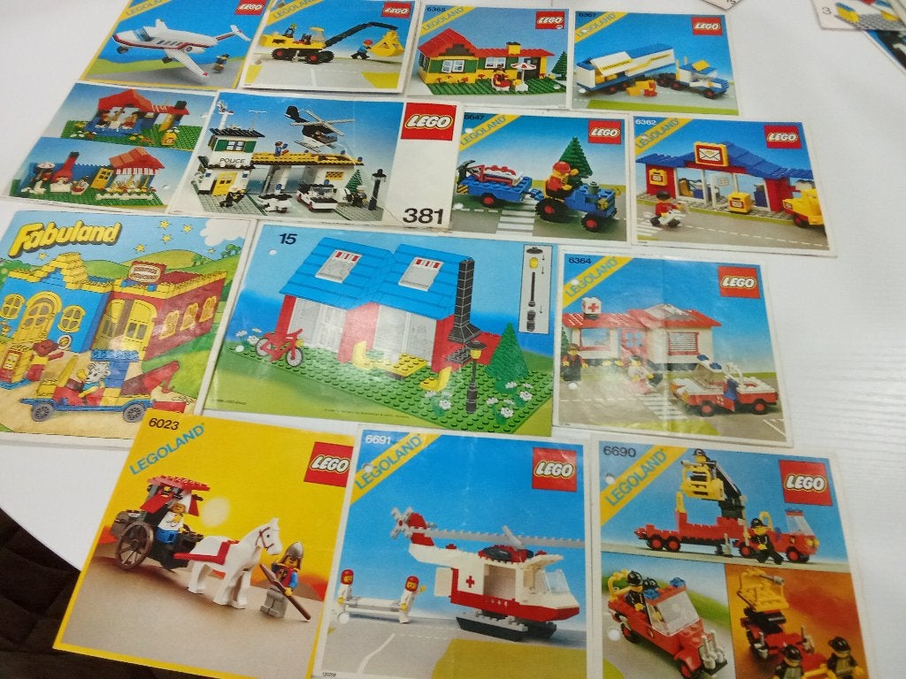 Vieux catalogues facilcules LEGO pour collectionneurs, Enlèvement, Utilisé, Catalogue