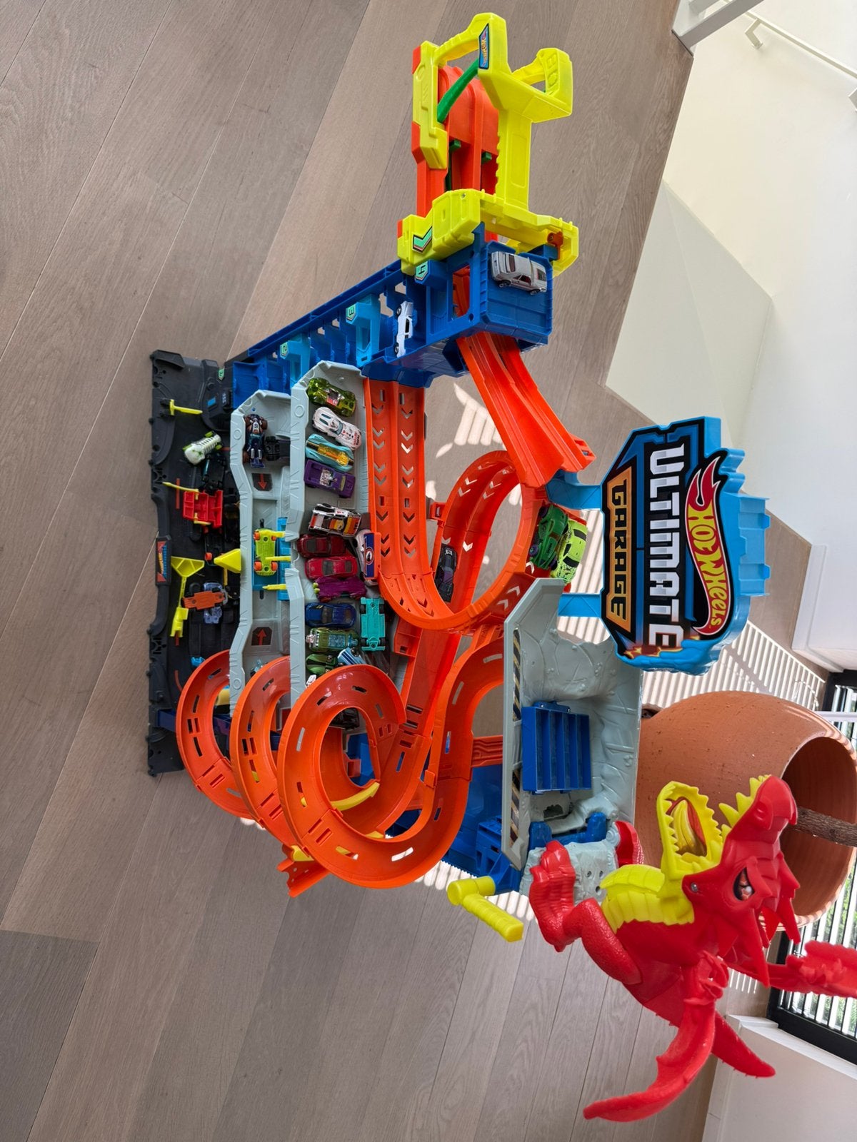 Hot wheels Ultimate Garage met 49 auto’s, Kinderen en Baby's, Speelgoed | Racebanen, Ophalen, Gebruikt