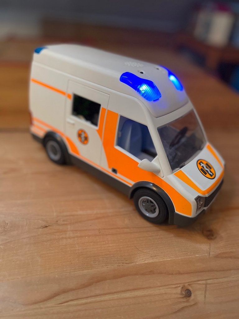 Playmobil ambulance, Enlèvement, Utilisé, Ensemble complet