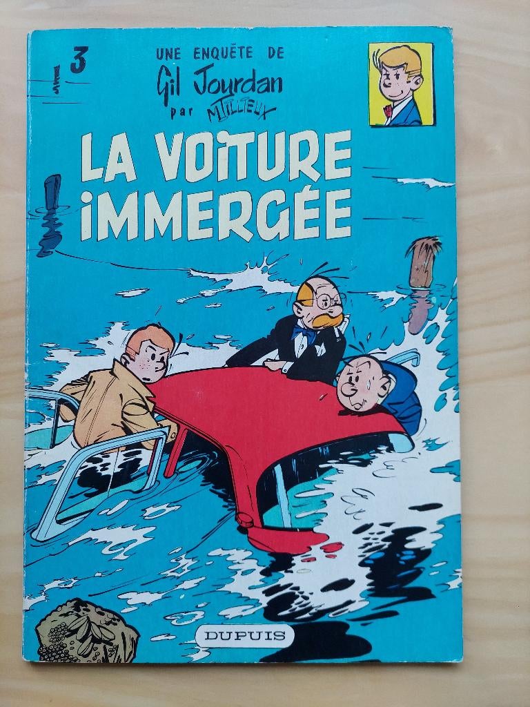 LA VOITURE IMMERGEE 1967 - GIL JOURDAN - TILLIEUX, Enlèvement