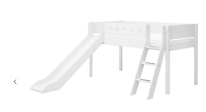Lit Flexa demi-lit avec escalier et toboggan, Enfants & Bébés, Chambre d'enfant | Lits, Utilisé, 180 cm ou plus, 85 à 100 cm, Lit mezzanine ou Lit superposé
