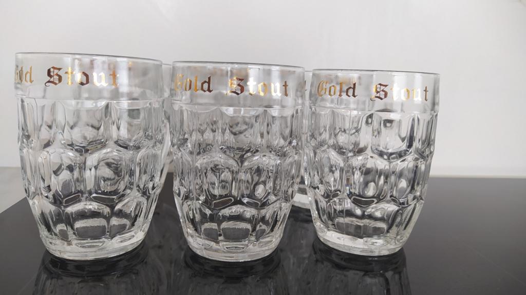 Verres Gold Stout (6 pièces), Collections, Enlèvement